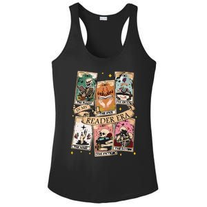 Reader Tarot Card Skeleton Reading Ladies PosiCharge Competitor Racerback Tank