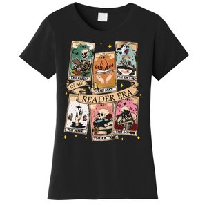 Reader Tarot Card Skeleton Reading Women's T-Shirt