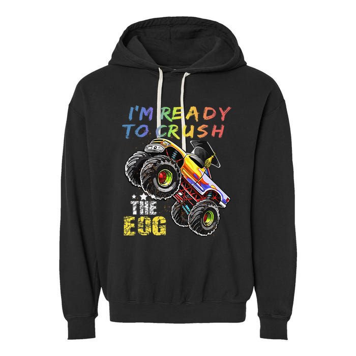 Ready To Crush The Eog North Carolina End Of Grade Test Garment-Dyed Fleece Hoodie