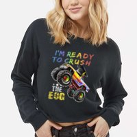 Ready To Crush The Eog North Carolina End Of Grade Test Cropped Pullover Crew