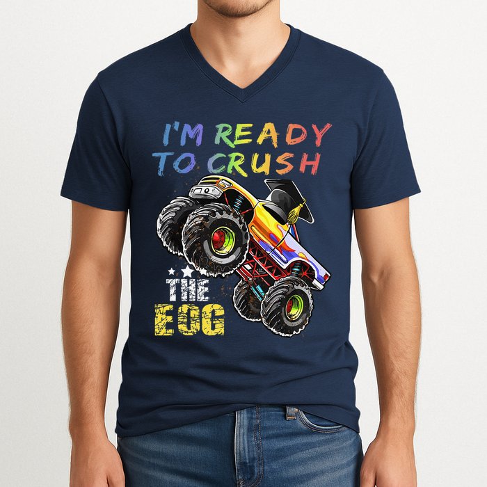 Ready To Crush The Eog North Carolina End Of Grade Test V-Neck T-Shirt