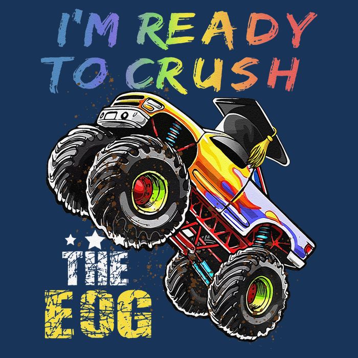Ready To Crush The Eog North Carolina End Of Grade Test Flat Bill Trucker Hat