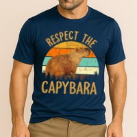 Respect The Capybara Animal Funny Capybara Lover Performance Shirt
