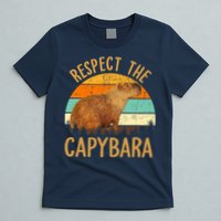 Respect The Capybara Animal Funny Capybara Lover T-Shirt