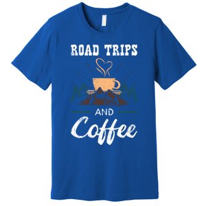 Road Trip Camping Vacation Summer Crew Travel Coffee Lover Gift Premium T-Shirt