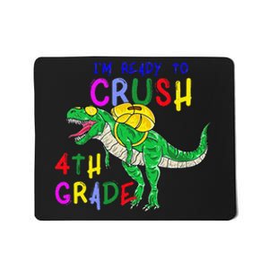 Ready to Crush 4th Grade Dinosaur Back to School Mousepad