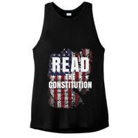 Read The Constitution ItS Bill Of Rights & Amendments Ladies PosiCharge Tri-Blend Wicking Tank