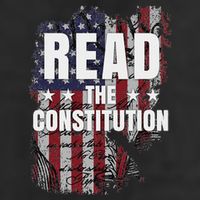 Read The Constitution ItS Bill Of Rights & Amendments 7 Panel Mesh Trucker Snapback Hat