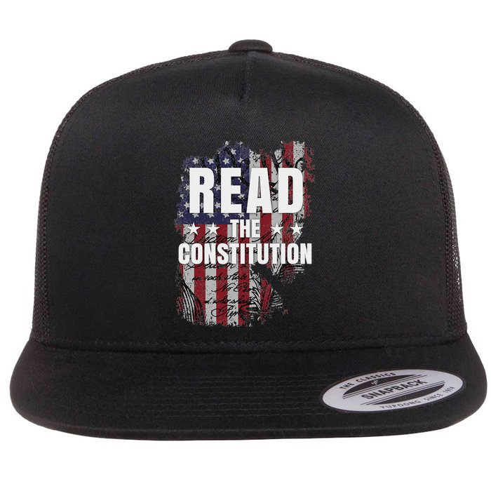 Read The Constitution ItS Bill Of Rights & Amendments Flatbill Hat