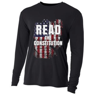Read The Constitution ItS Bill Of Rights & Amendments Cooling Performance Long Sleeve Crew
