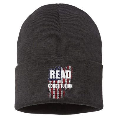Read The Constitution ItS Bill Of Rights & Amendments Sustainable Knit Beanie