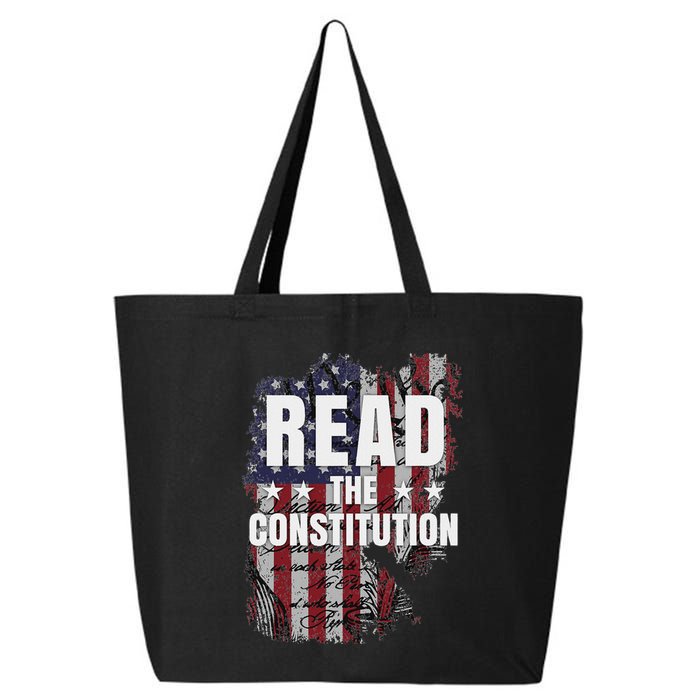 Read The Constitution ItS Bill Of Rights & Amendments 25L Jumbo Tote