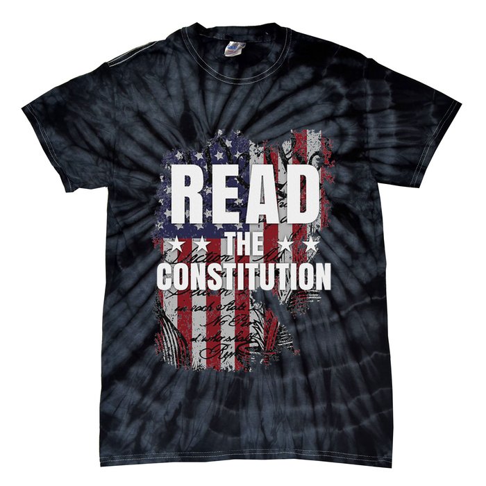 Read The Constitution ItS Bill Of Rights & Amendments Tie-Dye T-Shirt