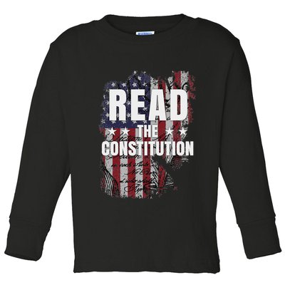 Read The Constitution ItS Bill Of Rights & Amendments Toddler Long Sleeve Shirt