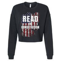 Read The Constitution ItS Bill Of Rights & Amendments Cropped Pullover Crew