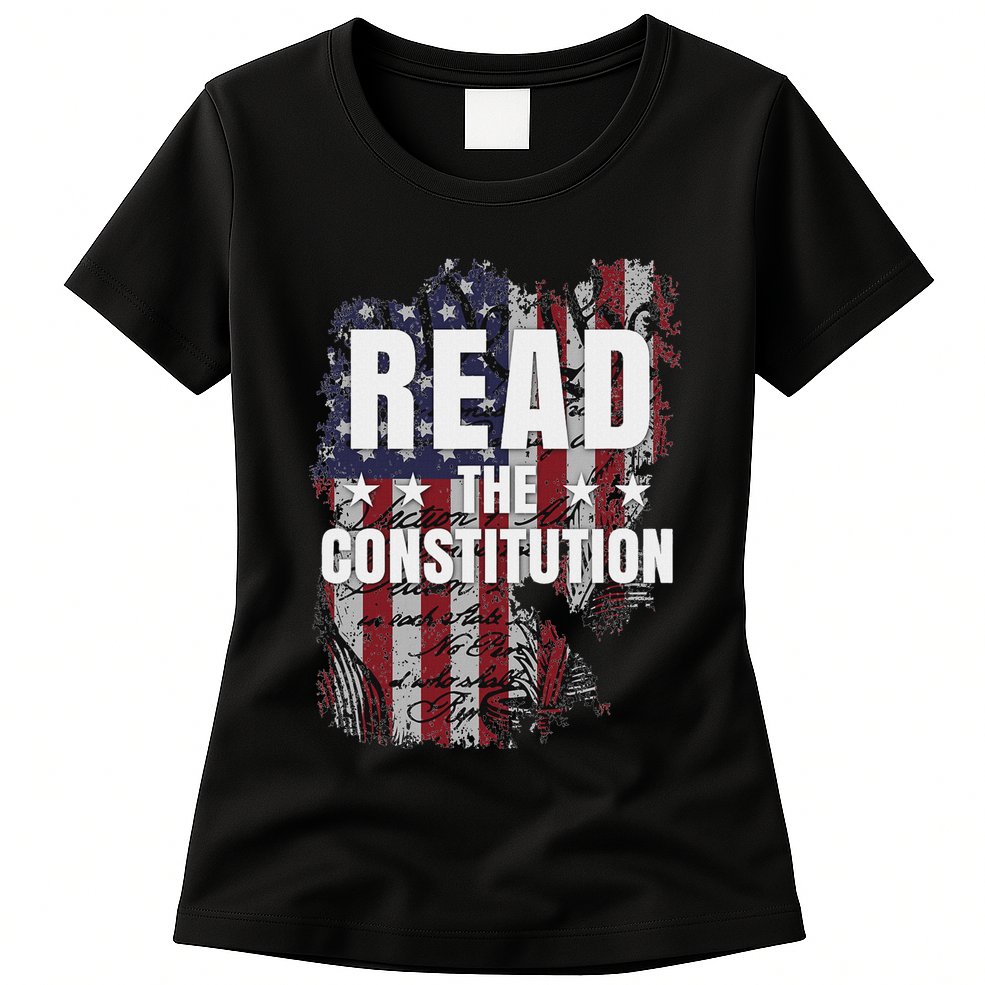 Read The Constitution ItS Bill Of Rights & Amendments Womens T-Shirt
