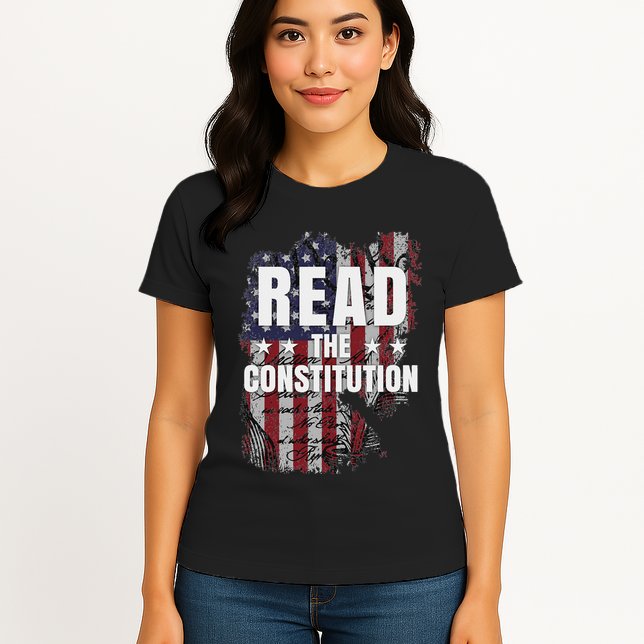 Read The Constitution ItS Bill Of Rights & Amendments Womens T-Shirt