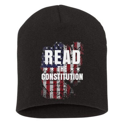 Read The Constitution ItS Bill Of Rights & Amendments Short Acrylic Beanie