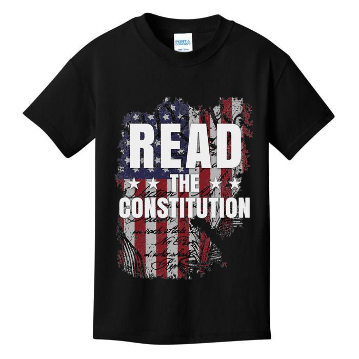 Read The Constitution ItS Bill Of Rights & Amendments Kids T-Shirt