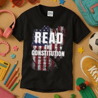 Read The Constitution ItS Bill Of Rights & Amendments Kids T-Shirt