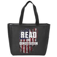 Read The Constitution ItS Bill Of Rights & Amendments Zip Tote Bag