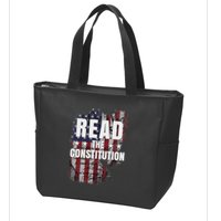 Read The Constitution ItS Bill Of Rights & Amendments Zip Tote Bag