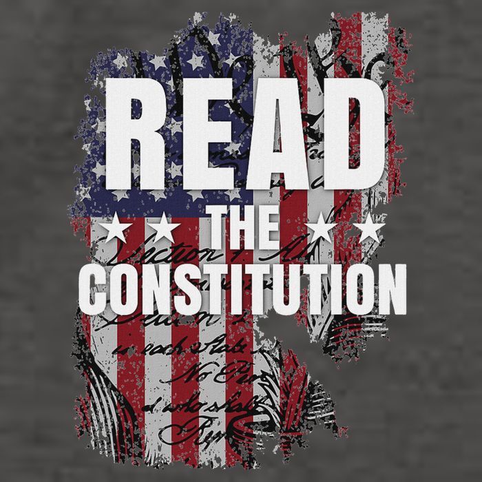 Read The Constitution ItS Bill Of Rights & Amendments Vector Backpack