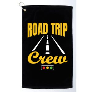 Road Trip Crew Travel Travelling Matching Family Group Cute Gift Platinum Collection Golf Towel