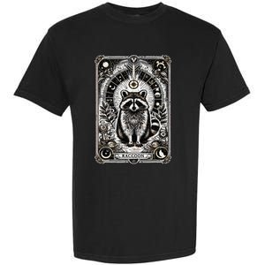 Raccoon Tarot Card Racoon Mystic Occult Raccoon Garment-Dyed Heavyweight T-Shirt