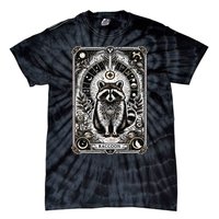 Raccoon Tarot Card Racoon Mystic Occult Raccoon Tie-Dye T-Shirt