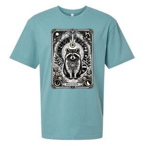 Raccoon Tarot Card Racoon Mystic Occult Raccoon Sueded Cloud Jersey T-Shirt