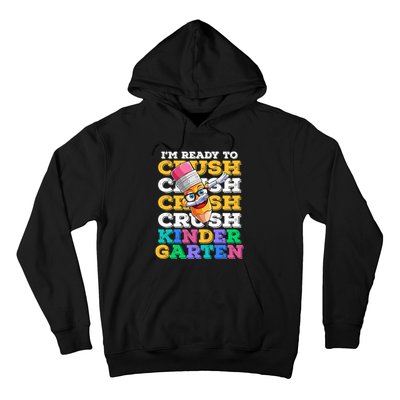 Ready To Crush Kindergarten First Day Of School Boy Kids Hoodie