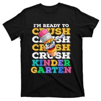 Ready To Crush Kindergarten First Day Of School Boy Kids T-Shirt