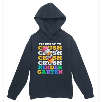 Ready To Crush Kindergarten First Day Of School Boy Kids Urban Pullover Hoodie