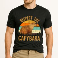 Respect The Capybara Animal Funny Capybara Lover Performance Shirt