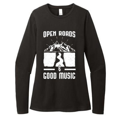 Road Trip Camping Vacation Summer Crew Travel Music Lover Cool Gift Womens CVC Long Sleeve Shirt