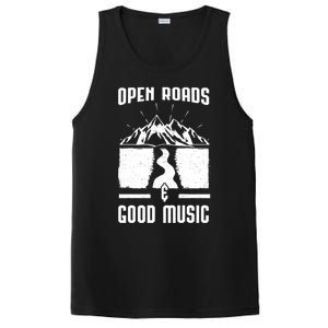 Road Trip Camping Vacation Summer Crew Travel Music Lover Cool Gift PosiCharge Competitor Tank