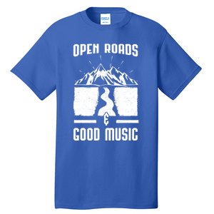 Road Trip Camping Vacation Summer Crew Travel Music Lover Cool Gift Tall T-Shirt