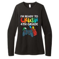 Ready To Crush 4th Grade Fourth Video Gamer First Day Boys Womens CVC Long Sleeve Shirt