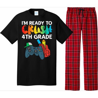 Ready To Crush 4th Grade Fourth Video Gamer First Day Boys Pajama Set