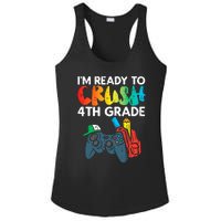 Ready To Crush 4th Grade Fourth Video Gamer First Day Boys Ladies PosiCharge Competitor Racerback Tank