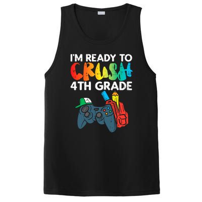 Ready To Crush 4th Grade Fourth Video Gamer First Day Boys PosiCharge Competitor Tank