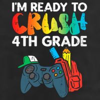 Ready To Crush 4th Grade Fourth Video Gamer First Day Boys Golf Towel