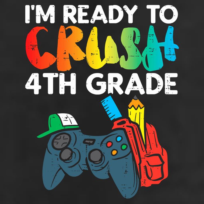 Ready To Crush 4th Grade Fourth Video Gamer First Day Boys Golf Towel