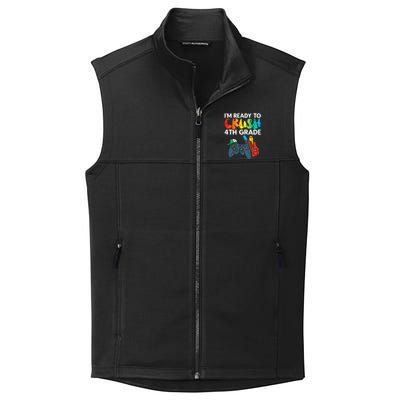 Ready To Crush 4th Grade Fourth Video Gamer First Day Boys Collective Smooth Fleece Vest