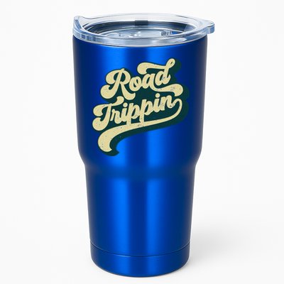 Road Trippin Cool Retro Vintage Road Trip Gift Tumbler