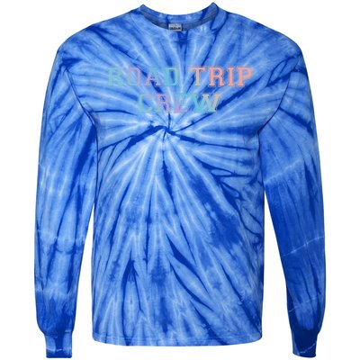 Road Trip Crew Gift Matching Family Vacation Rv Road Trip Cute Gift Tie-Dye Long Sleeve Shirt