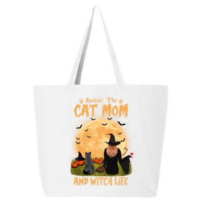 Rocking The Cat Mom Witch Life British Shorthair Halloween Cool Gift 25L Jumbo Tote