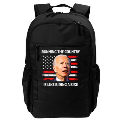 Running The Country Is Like Riding A Bike Joe Biden Daily Commute Backpack