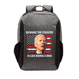 Running The Country Is Like Riding A Bike Joe Biden Vector Backpack